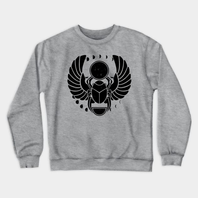 Ancient scarab Crewneck Sweatshirt by obmik